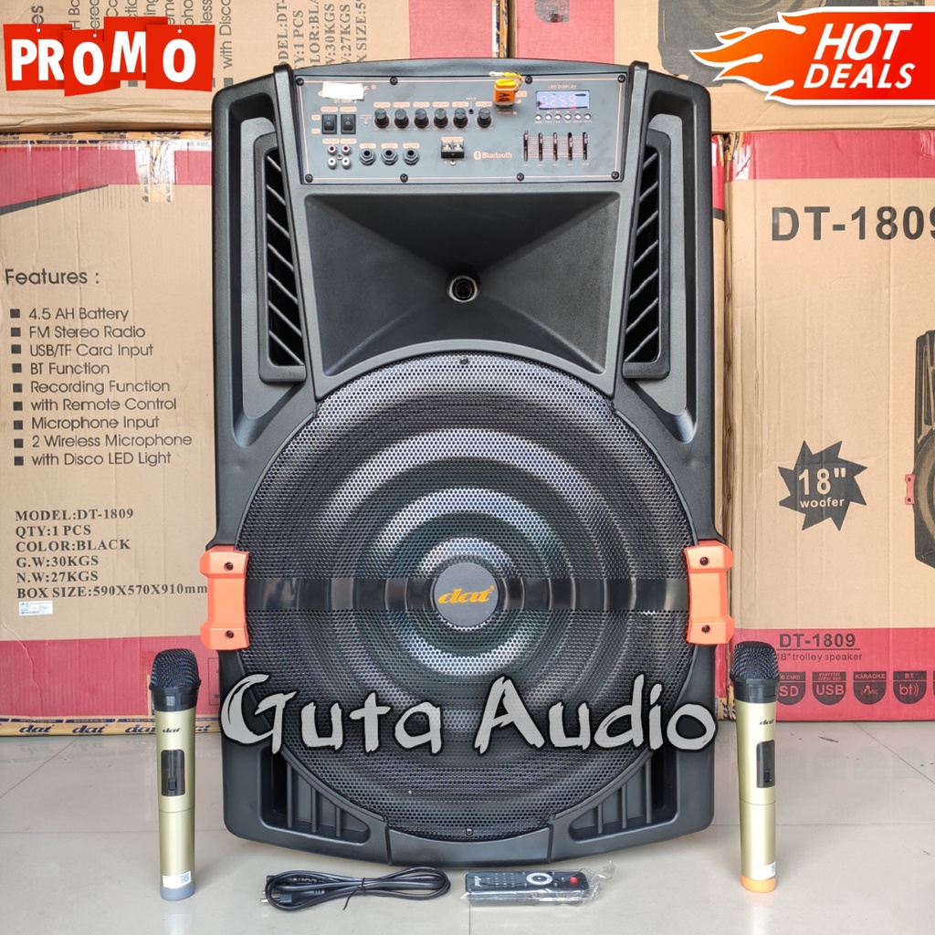 Speaker Bluetooth 18 inch DAT DT 1809