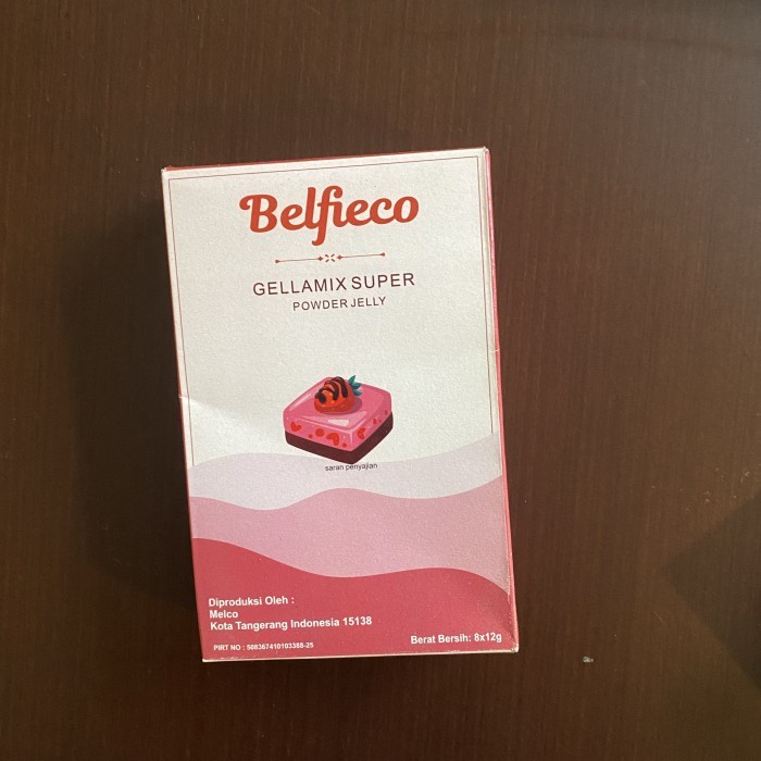 

Belfieco Gelamix Super Jelly Powder 8 X 12 Gram