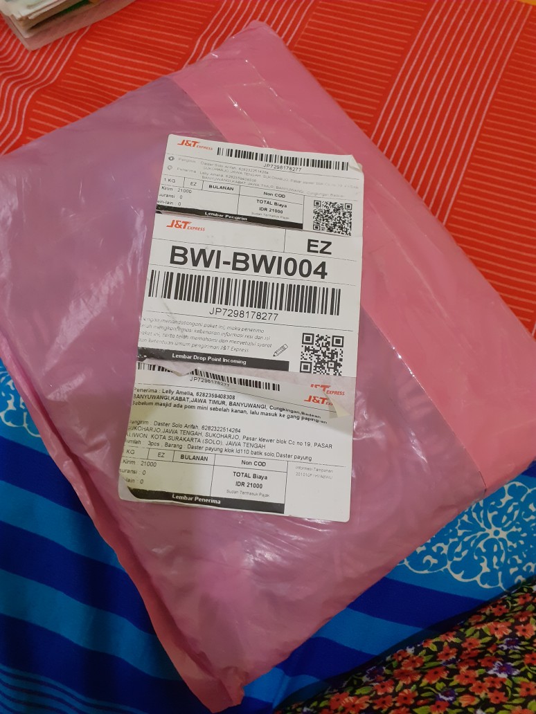 Daster Payung Klok Ld110 Batik Solo