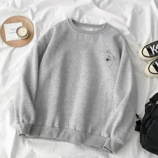 Sweater Wanita Puggy  Bahan Fleece