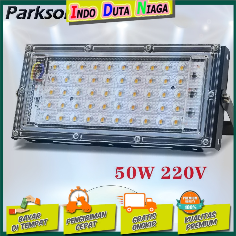 Parkson Lampu Sorot Flood Light 4500 Lumens 50W Cool White - A8