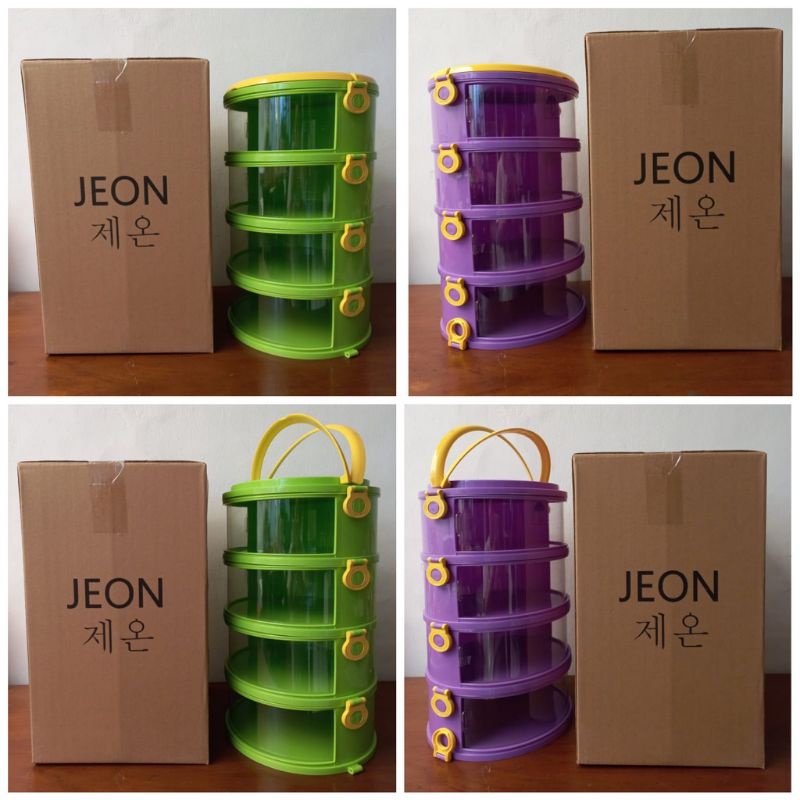 Tudung saji MODERN 4 susun warna sudah rakitan JEON