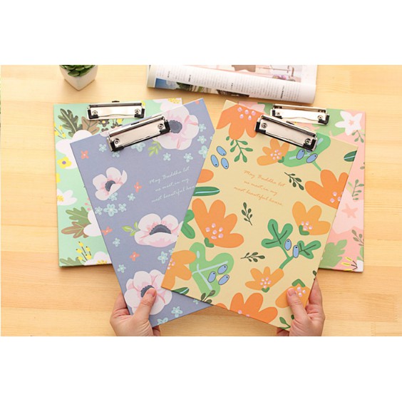 

Papan Jalan A4 / Papan Ujian / Clipboard Flower