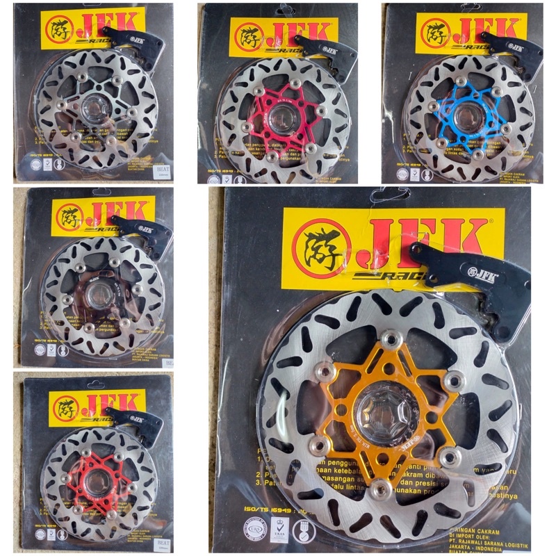 Piringan cakram depan original psm jfk rotor 8.1 disk piringan cakram depan beat scoopy vario spacy 220 mm psm includ breket kaliper standar disk 220mm FOURSIX_46