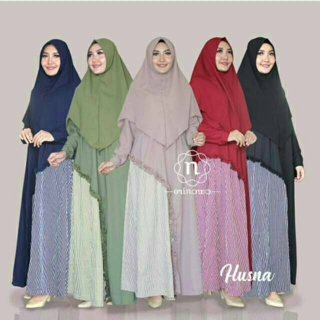 Seelan Gamis & khimar HUSNA SYARI ORI NAWA |  ORINAWA