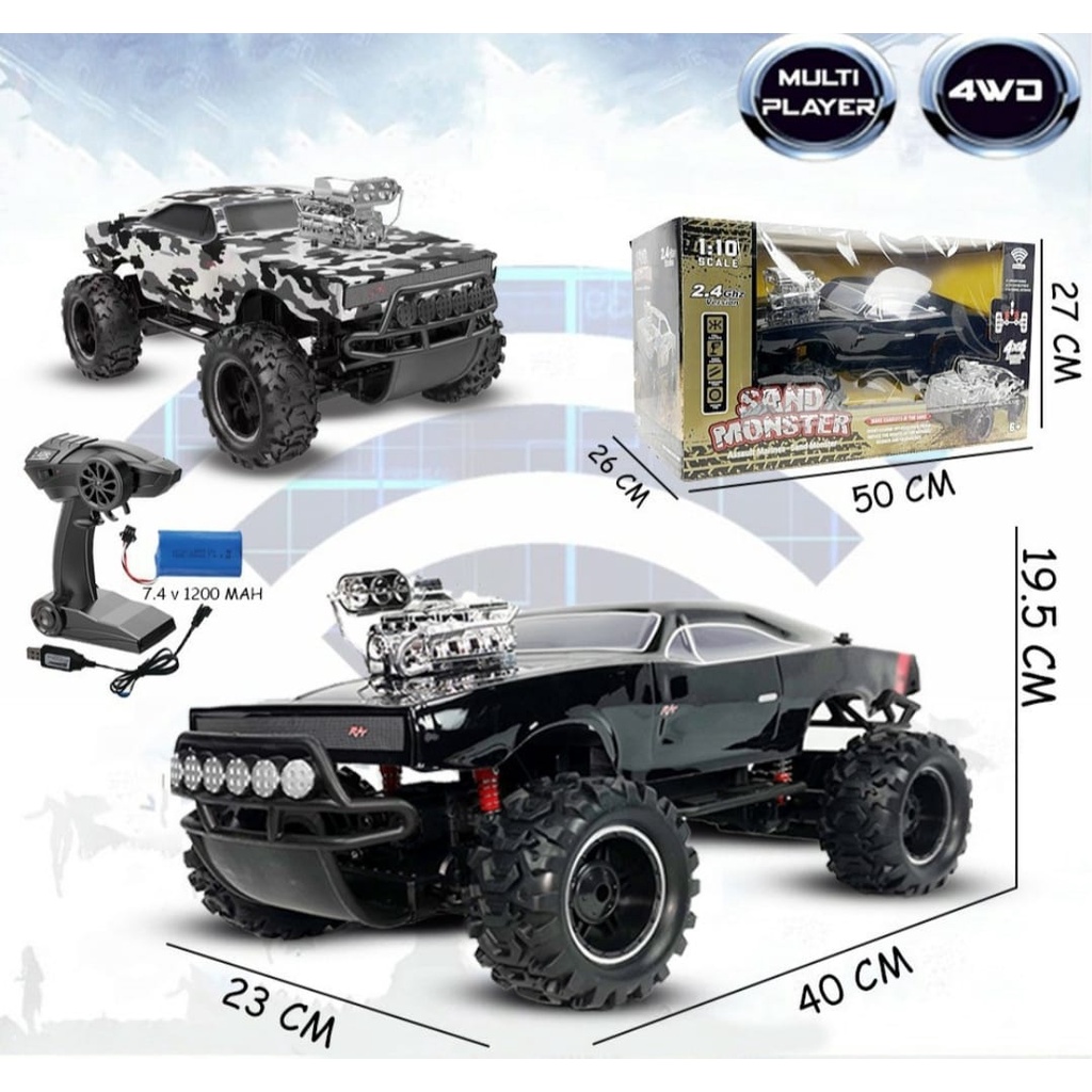 MOBIL REMOTE CONTROL MONSTER 4WD ROCK CRAWLER