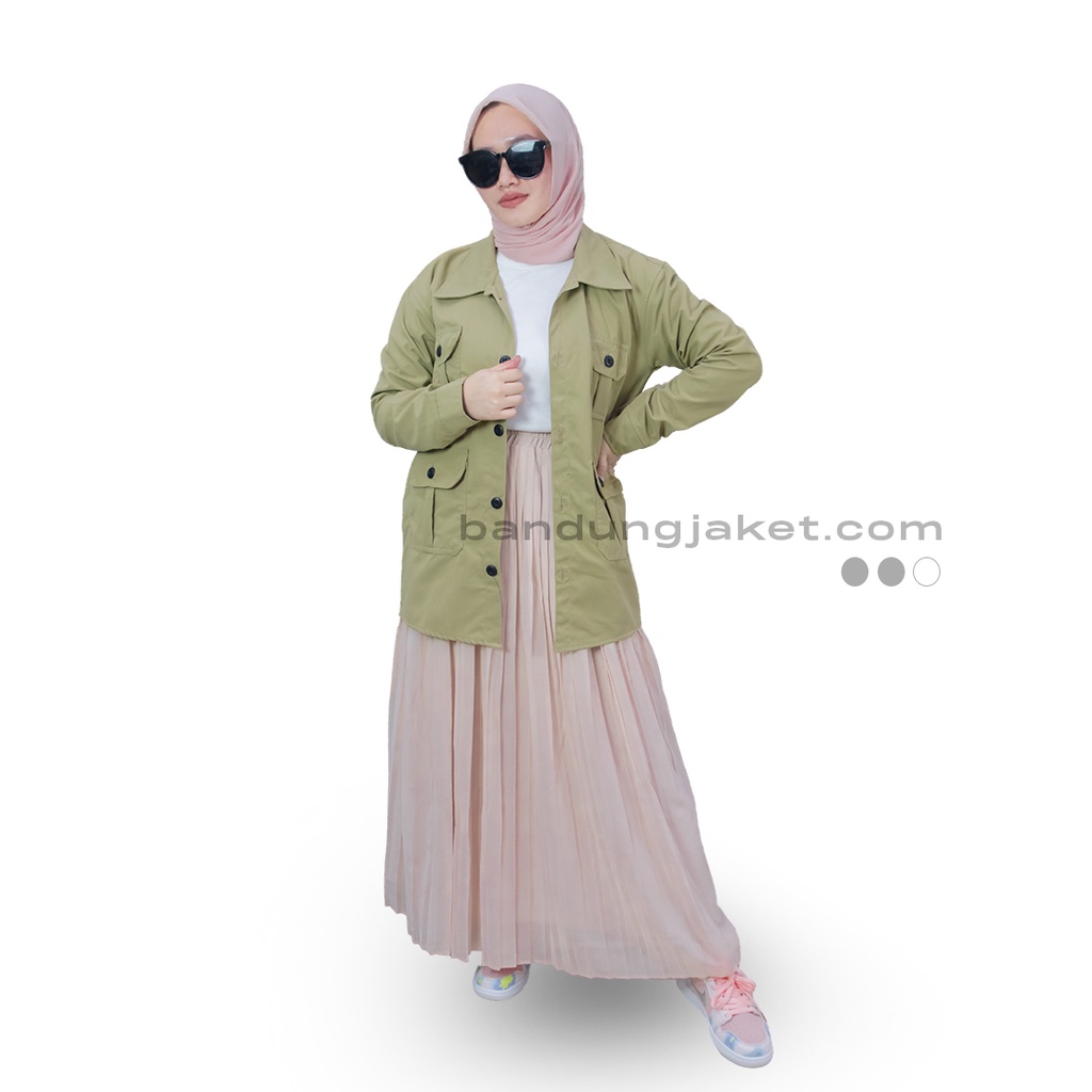 ADAM JAKET KHAKI || JAKET SEMI PARKA || JAKET PRIA DAN WANITA MASA KINI