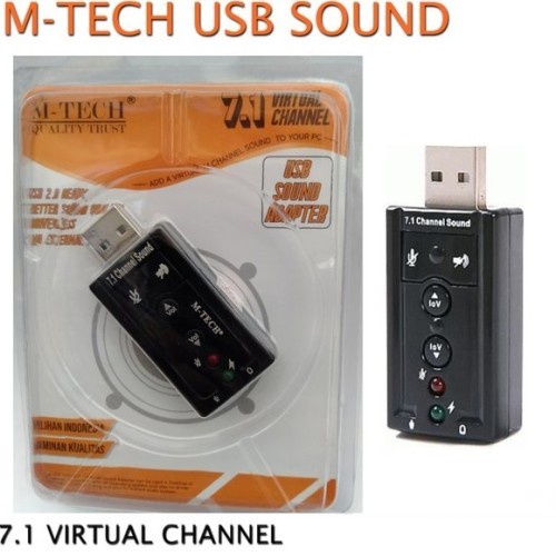 USB External Sound Card Audio 7.1 Channel Adapter