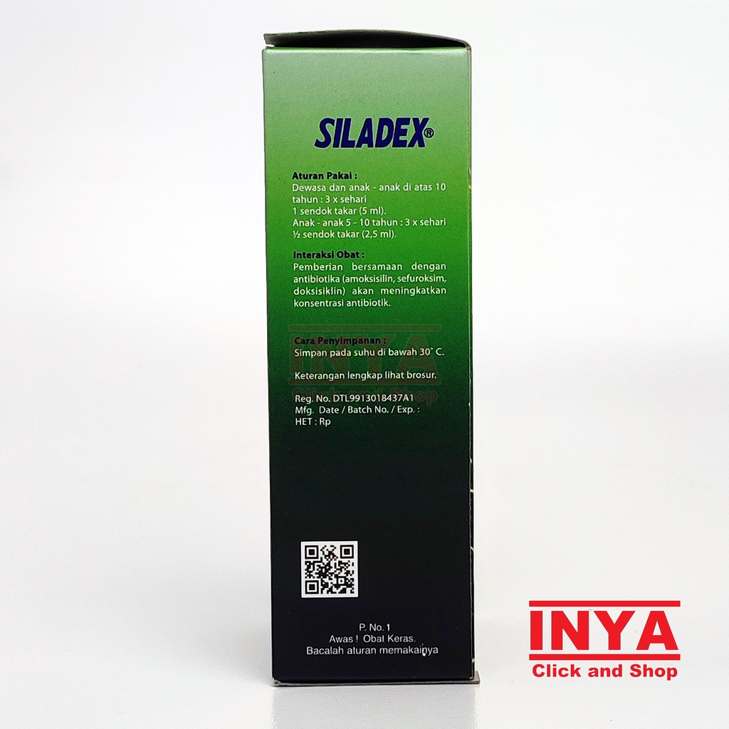 SILADEX MUCOLYTIC &amp; EXPECTORANT BATUK BERDAHAK 60ml - Obat Batuk