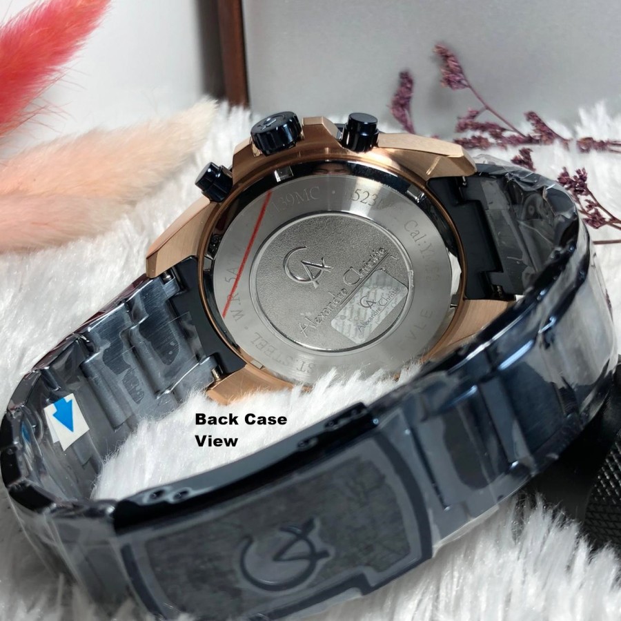 ORIGINAL Jam Tangan Pria Alexandre Christie AC 6523 / AC6523 / 6523 Garansi Resmi 1 Tahun, Stainless