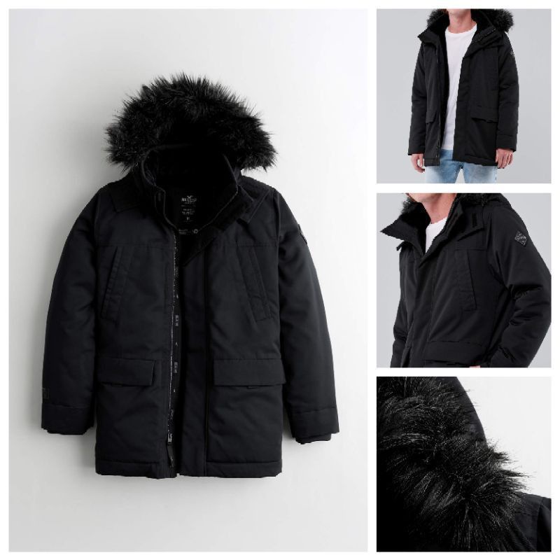 fur lined parka