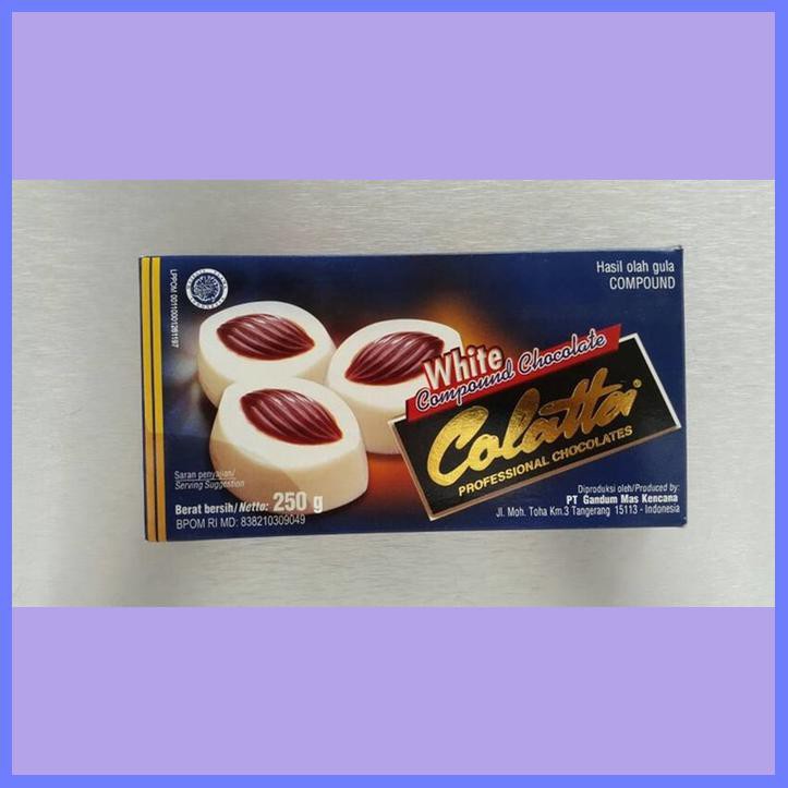 

WHITE COMPOUND COLATTA, COKELAT PUTIH 250GR