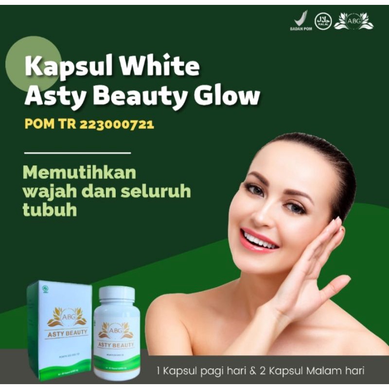 KAPSUL WHITENING ASTY BEAUTY / KAPSUL BPOM SIKAPSUl GLOW UP / KAPSUL ABG