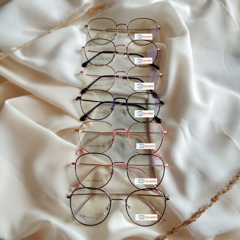 Frame kacamata minus YQ990 (frame+lensa)