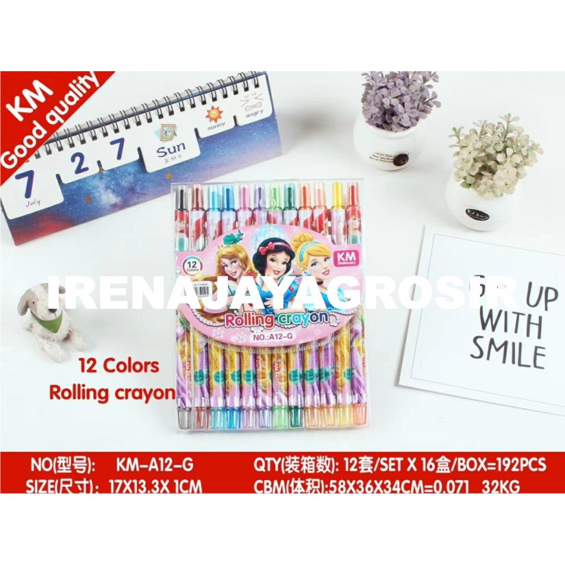 

CRAYON PUTAR 18 WARNA, KRAYON PUTAR 18 WARNA PANJANG KM A12