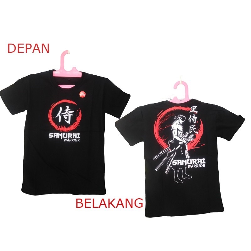 KAOS ATASAN ANAK MOTIF SAYAP ANGEL HITAM / Baju Japan kids