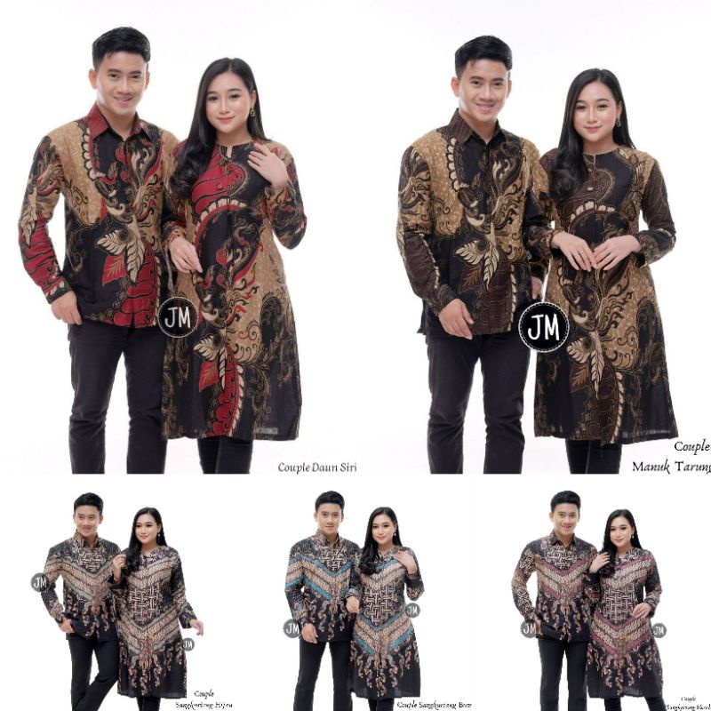 BATIK COUPLE TUNIK KEMEJA KATUN HALUS SERAGAM KANTOR TERLARIS