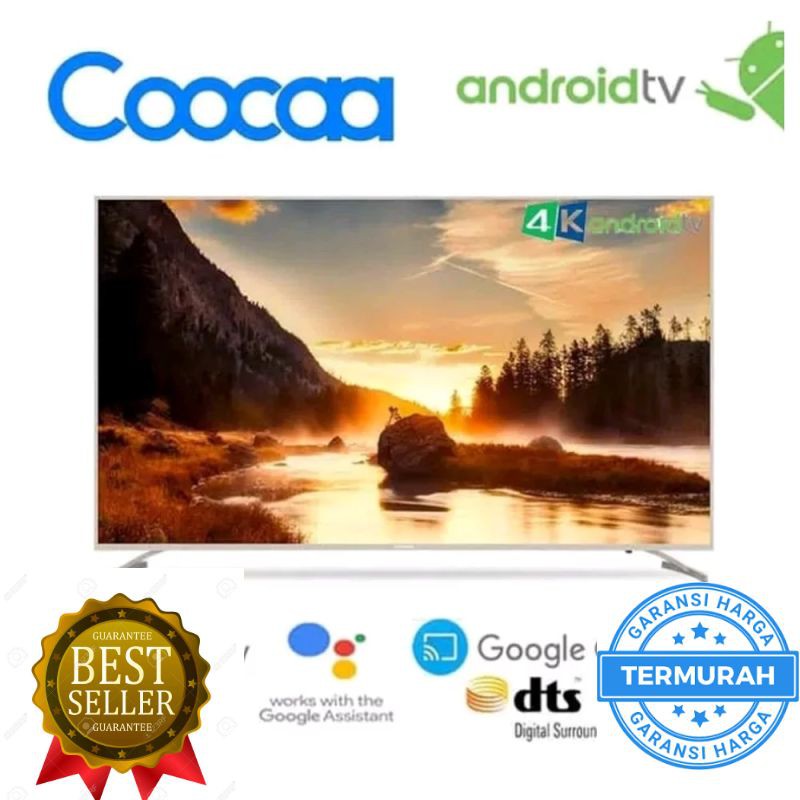 Promo COOCAA 55G2 LED SMART TV 55 INCH UHD 4K ANDROID TV Murah