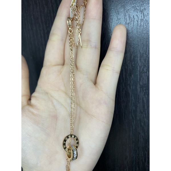 KALUNG ROMAWI + MATA ROSEGOLD (K01)