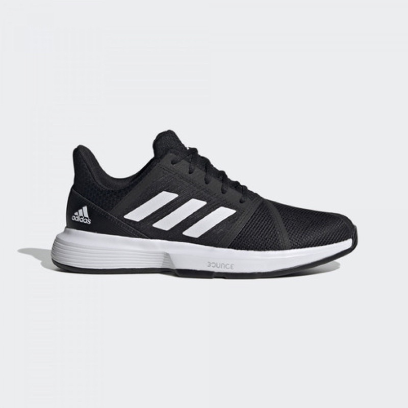 Sepatu Tenis Adidas CourtJam Bounce Hitam [FU8103]