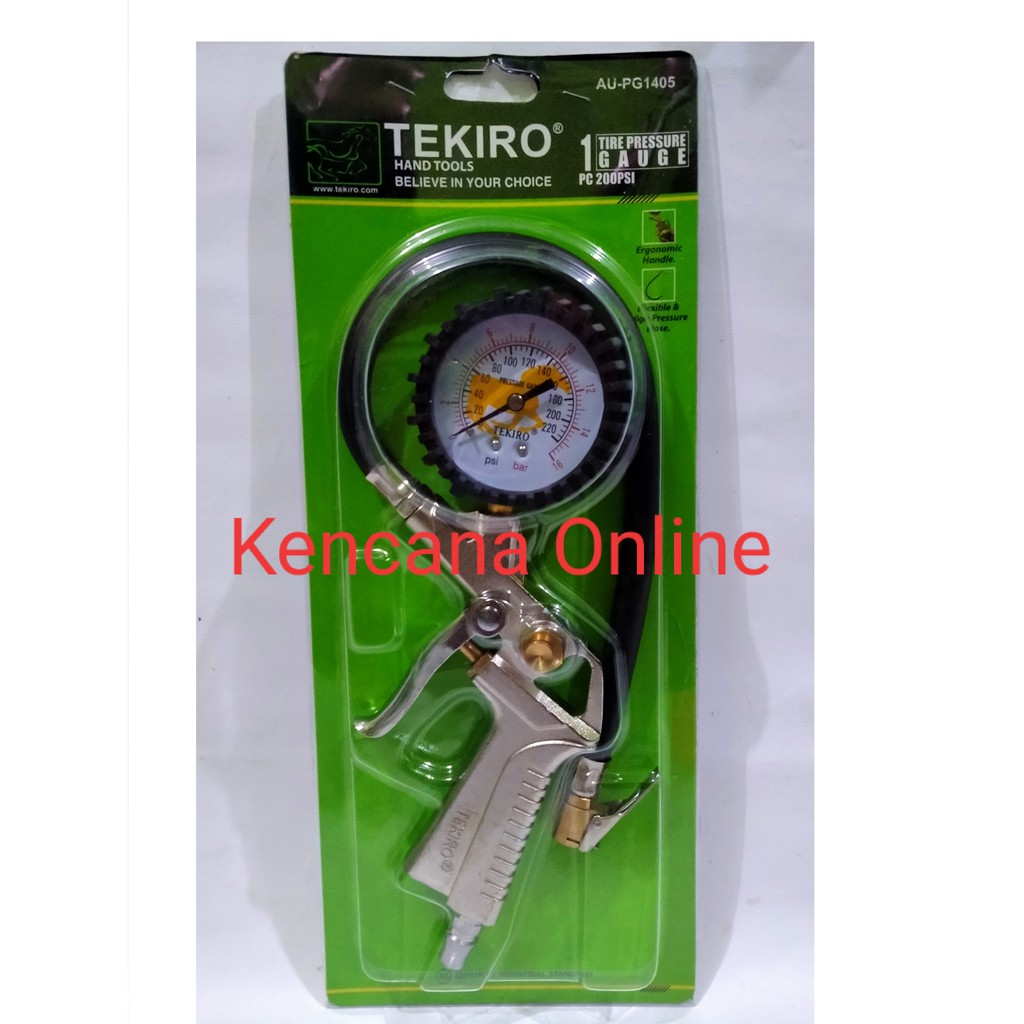 Inflating Gun Tekiro / Tekiro Tire Inflator 3 In 1 / Isian Angin Alat Perkakas