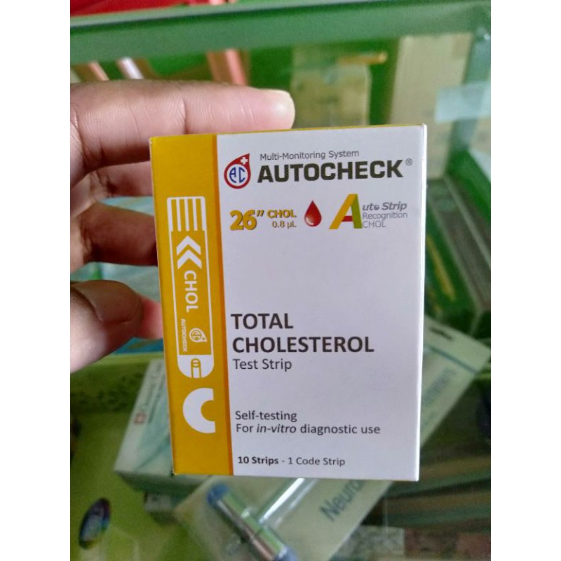 (COD) AUTOCHECK STRIP KOLESTROL