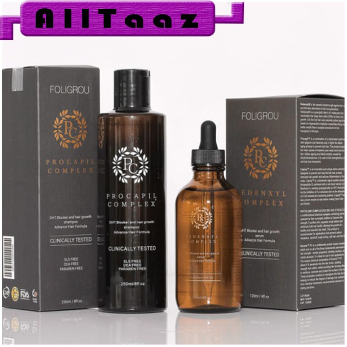 Foligrou hair tonic dan shampoo penumbuh rambut