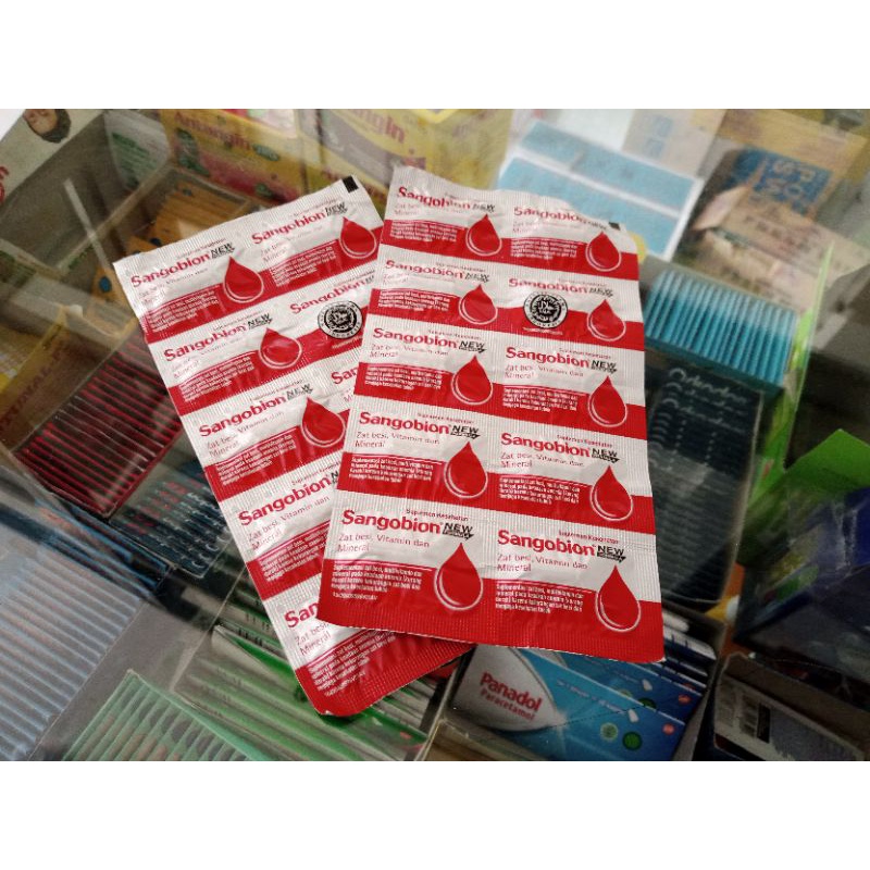 SANGOBION  OBAT PENAMBAH DARAH ISI 10'S - ED 11/2024