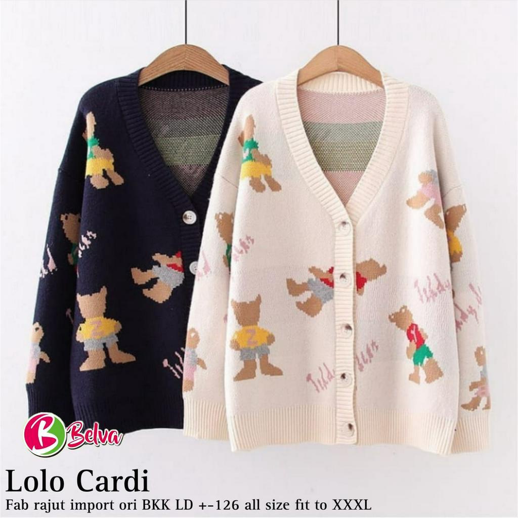 ATASAN RAJUT / 7.7 / NICOLA ELE AITO LOLO HAYATE DAISUKI NARITA / KEMEJA WANITA ALLSIZE / FIT TO XXL / BELV