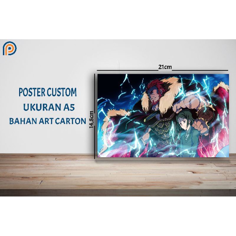 [ COD ] CETAK POSTER ANIME CUSTOM  A5