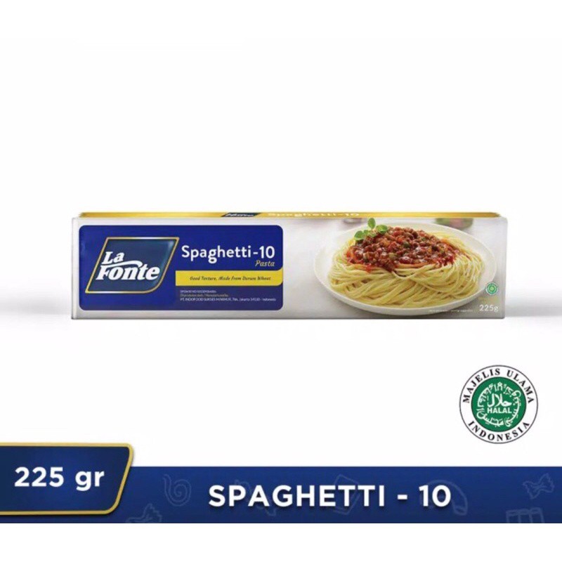 

LA FONTE spaghetti 225g 225 gram spageti spagheti