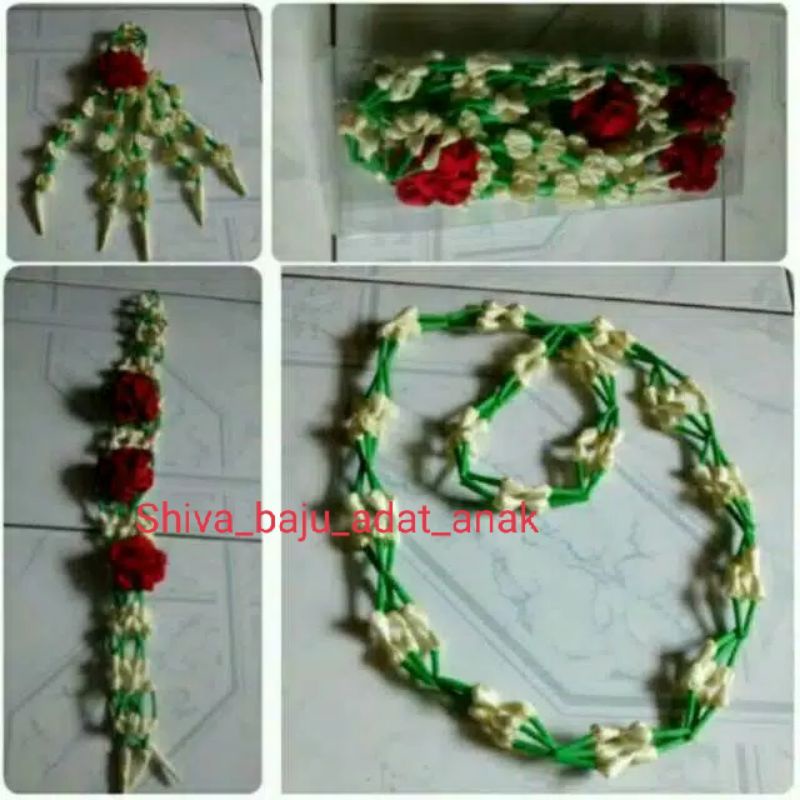 Aksesoris melati paes ageng anak / aksesoris ronce melati sanggul.keris