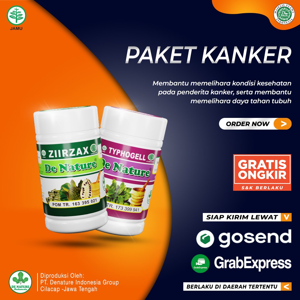 Typhogell Ziirzax De Nature Asli Obat Kanker Payudara Wanita Kanker Rahim/Servik Kista Myom Prostat 