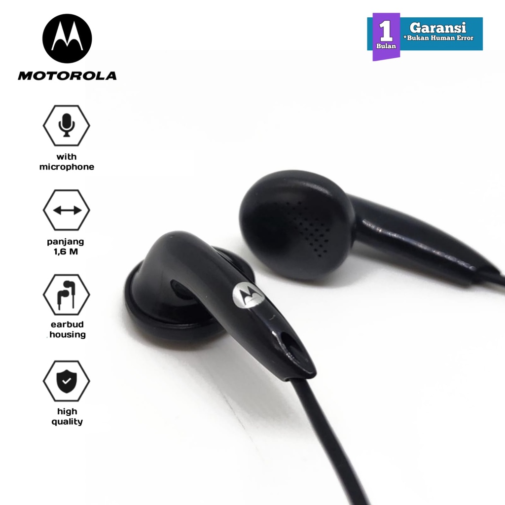 Original Motorola Headset Big Bass Earphone With Mic Super Value