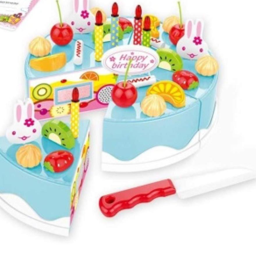

Trend ♖ DIY Birthday Cake (Mini) 37 Pcs mainan Kue Ulang tahun potong^