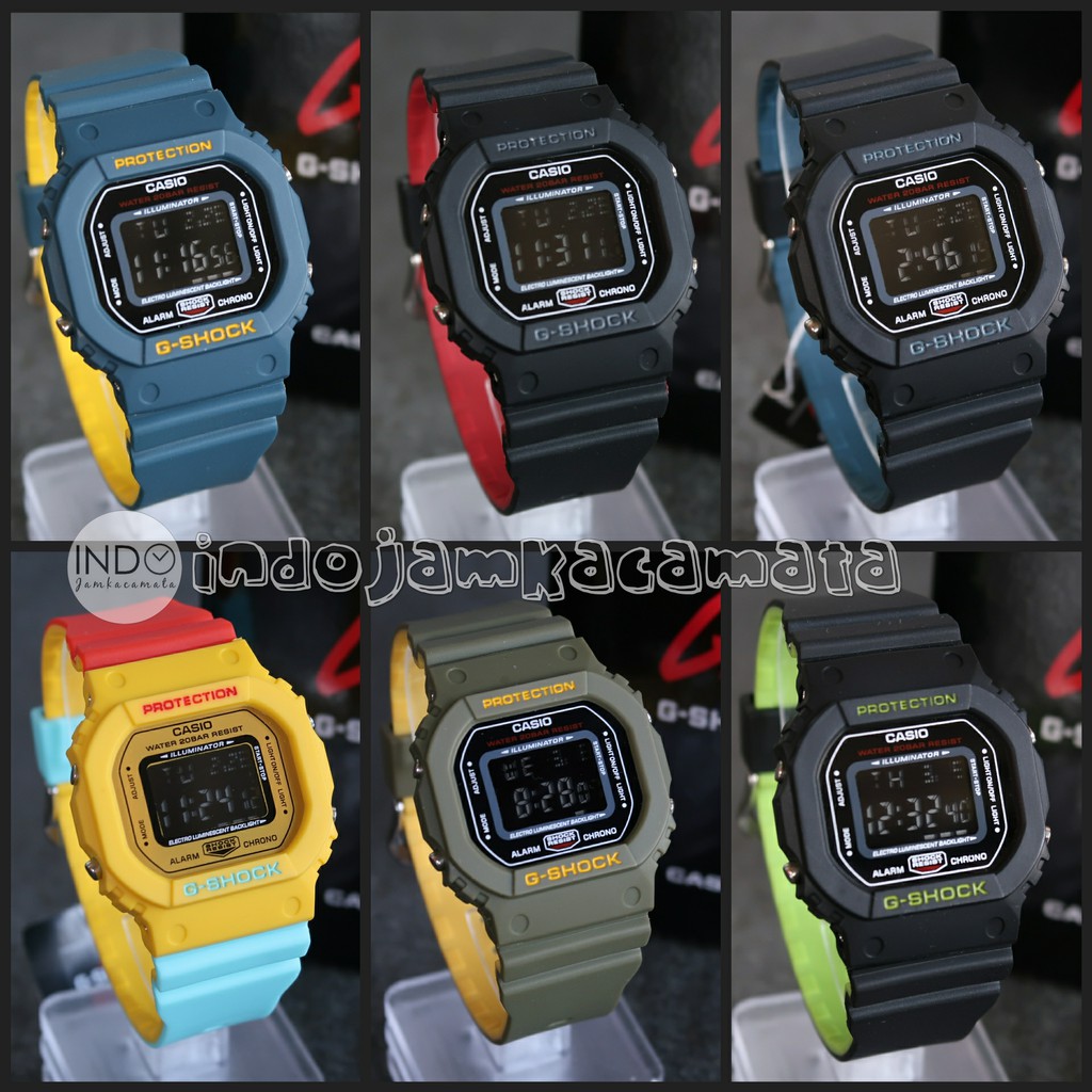 Jual Ready Stok Casio Gshock Jam Tangan Digital Pria Wanita Cowok Cewek