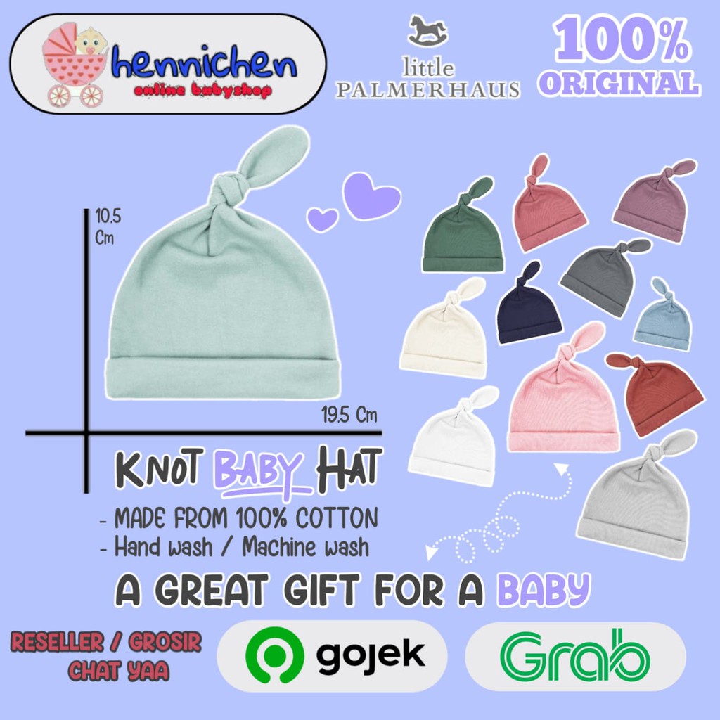 Little Palmerhaus - Knot Baby Hat (Topi Bayi)