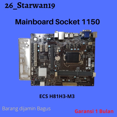 Mianboard H81 ECS soket 1150 Ddr3