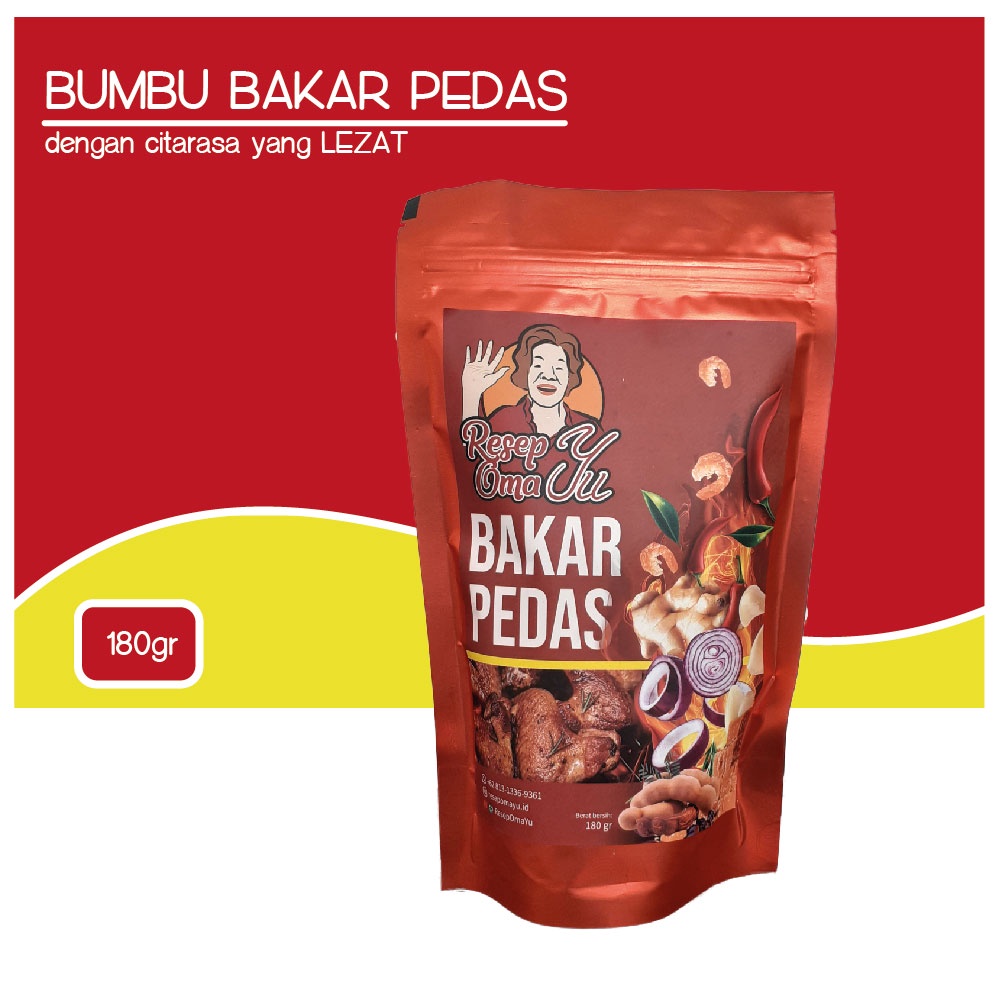 

Bumbu Instan Bakar Pedas Resep Oma Yu