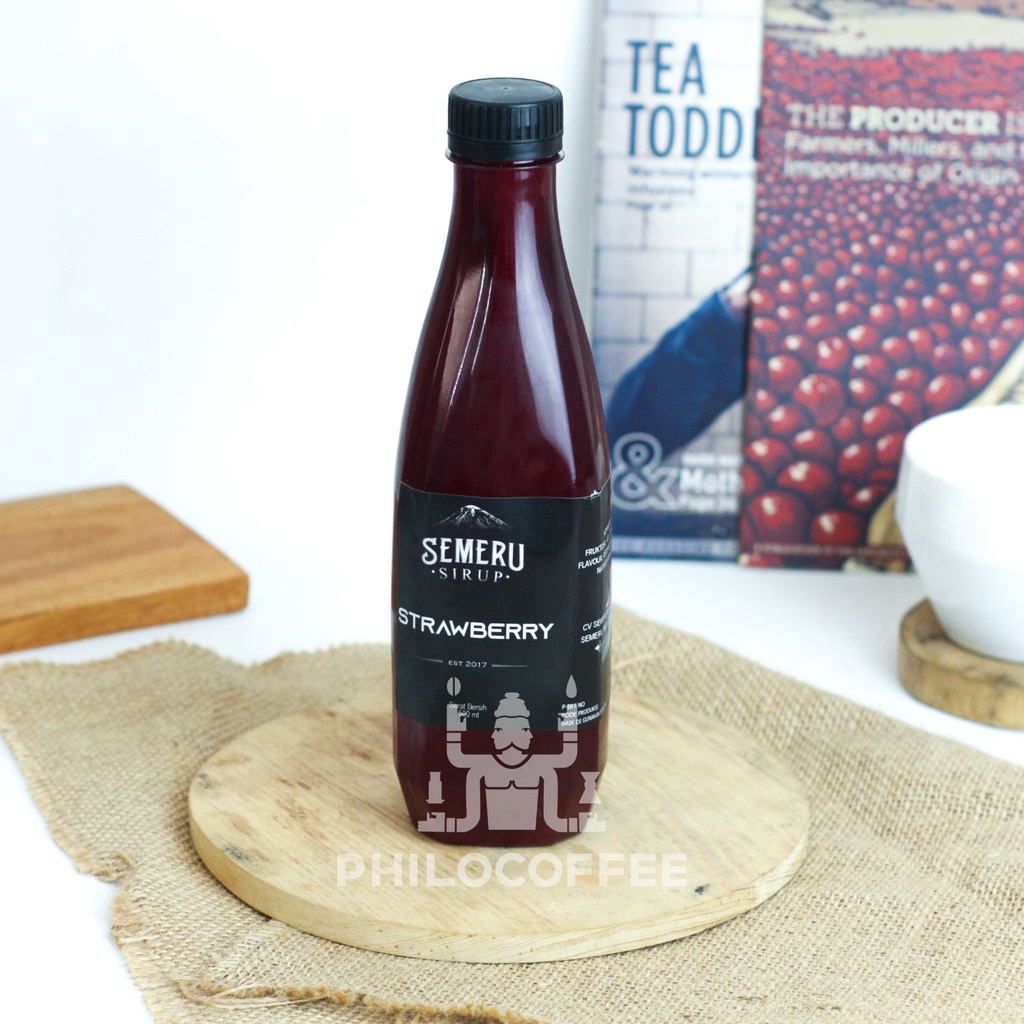 

Semeru Strawberry Syrup 500ml | Sirup Semeru Perisa Buah Stroberi