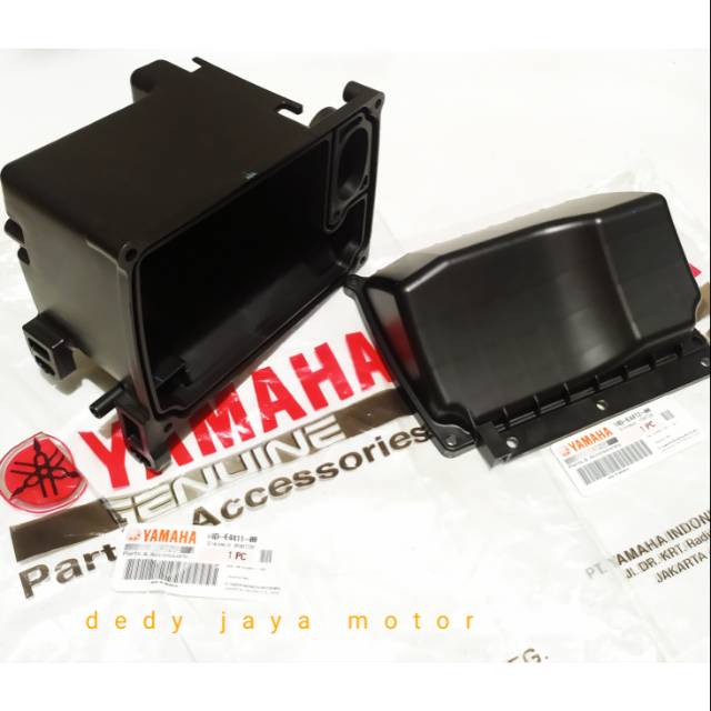 Box filter udara plus tutup box filter mio soul karbu, fino karbu original ygp 100%