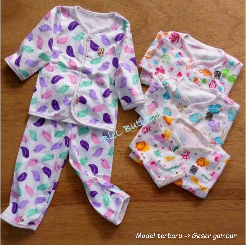 Setelan Sni Lengan Panjang Baju Bayi Baby Girl Piyama Anak Perlengkapan Bayi Biel Butique Shopee Indonesia