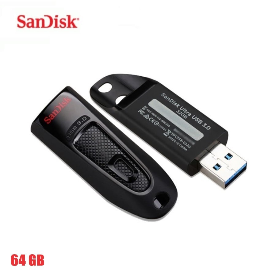 FLASH DISK USB 3.0 CZ48 - 64GB SANDISK ULTRA / FLASHDISK ULTRA 3.0 64GB