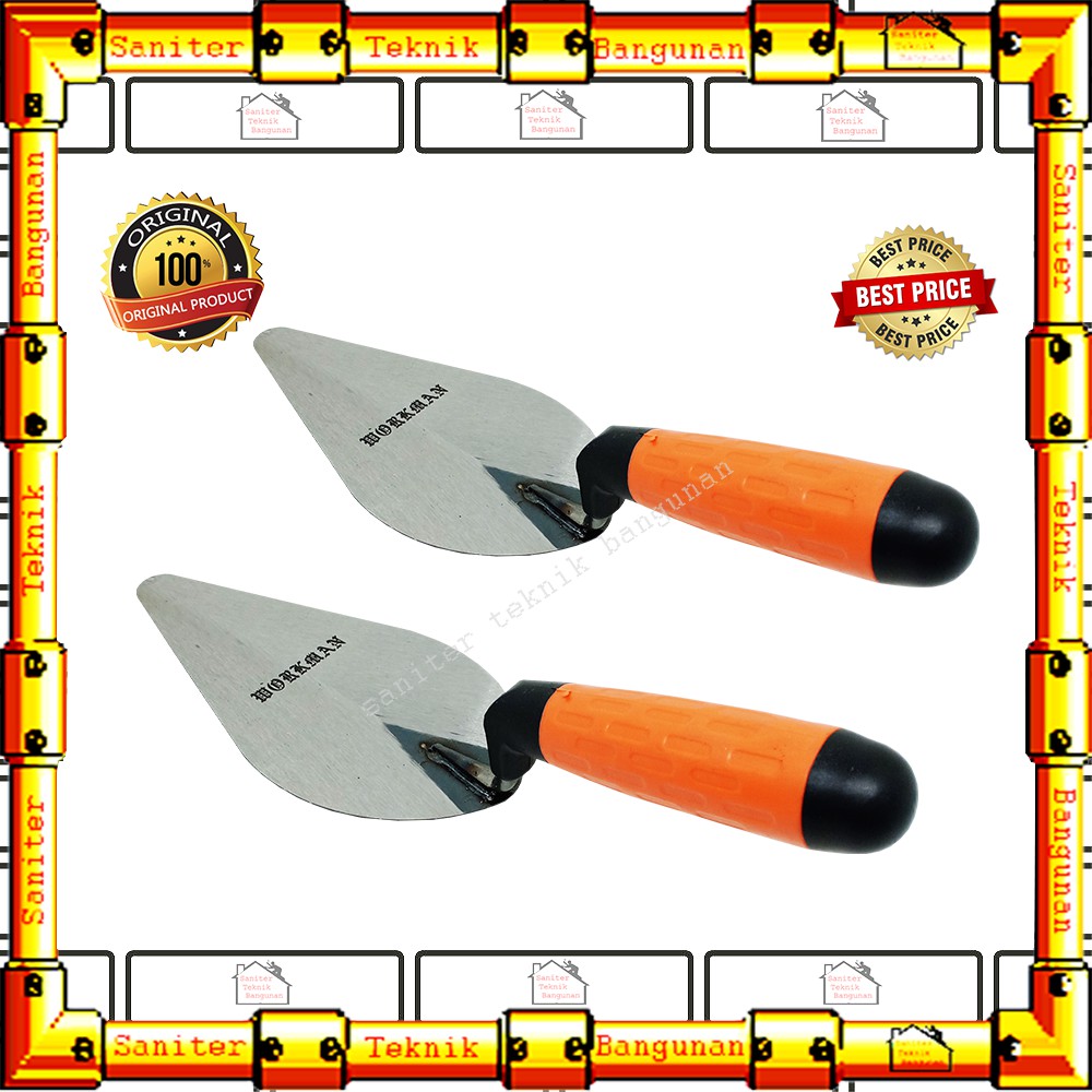 Sendok Semen Lancip Gagang Fiber Workman 7&quot; Inch