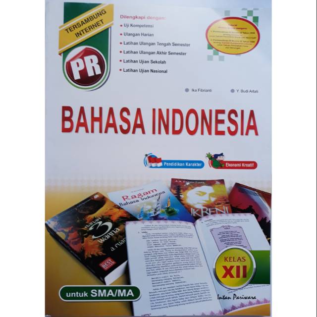 Buku Pr Bahasa Indonesia Kelas Xii Ktsp Semester 1 Dan 2 Shopee Indonesia