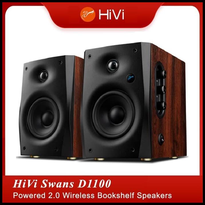 Hivi Swans D1100 Powered 2.0 Wireless Bookshelf Speakers