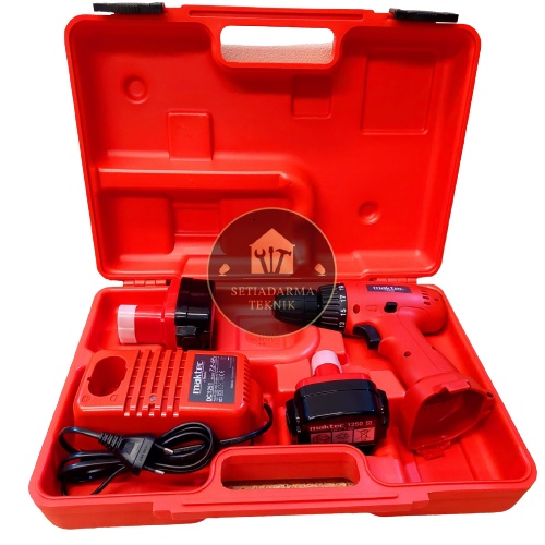 MAKTEC MT062SK2 CORDLESS DRIVER DRILL MT 062 SK2 MESIN BOR BATERAI
