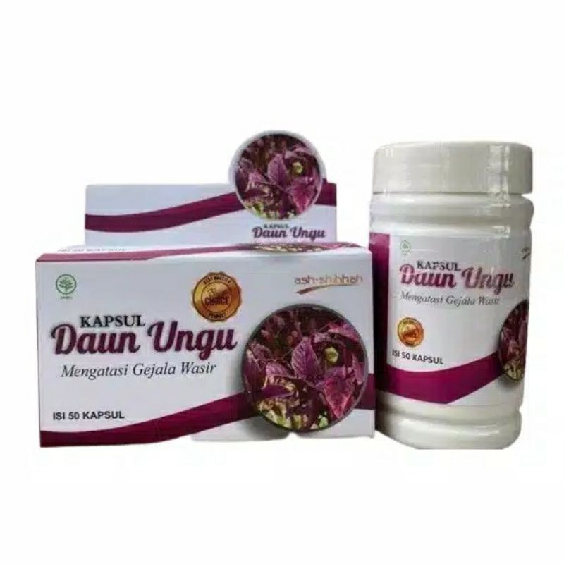 Daun Ungu Kapsul Herbal Mengatasi Wasir / Ambeien