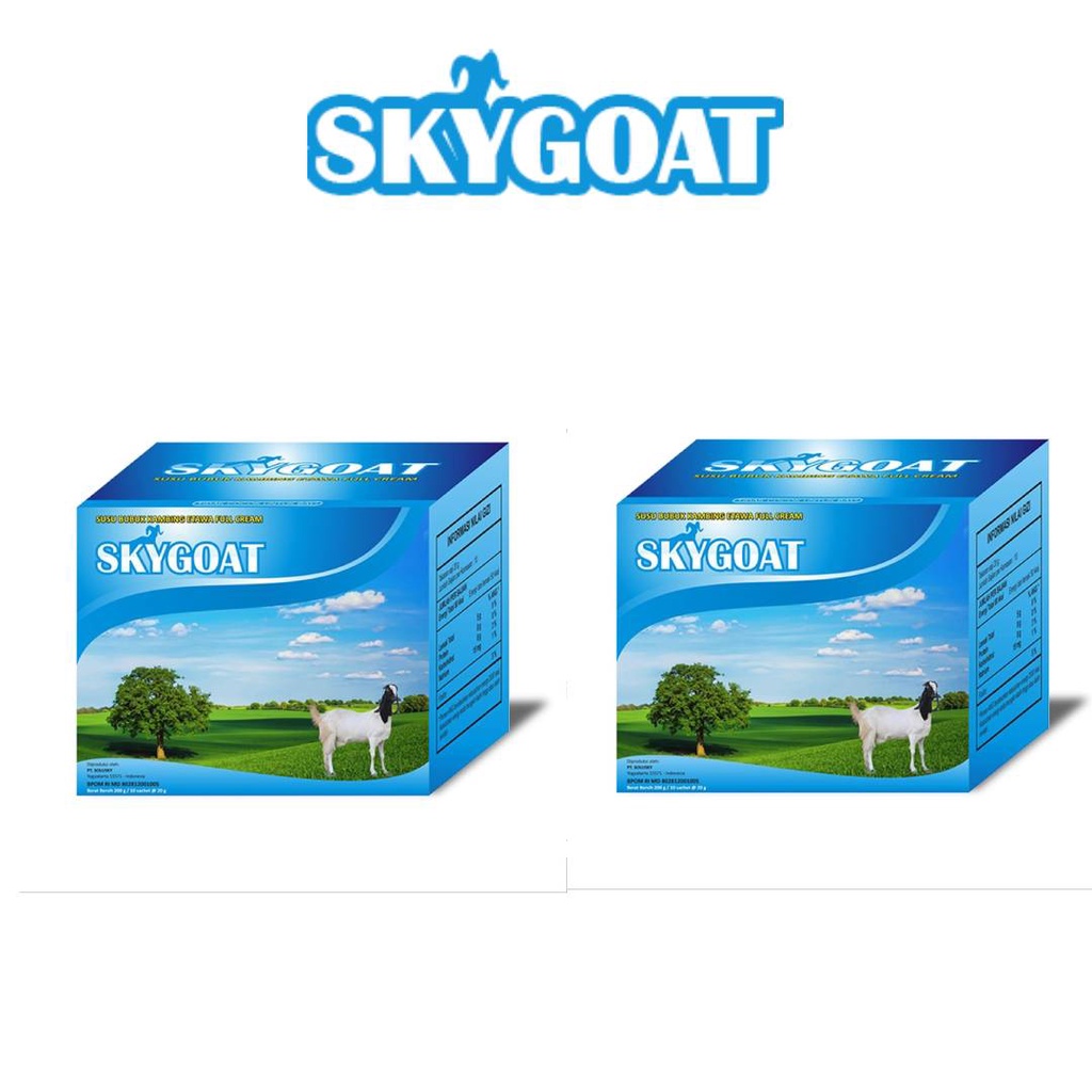 

PAKET 2 BOKS Skygoat Susu Kambing Etawa Original