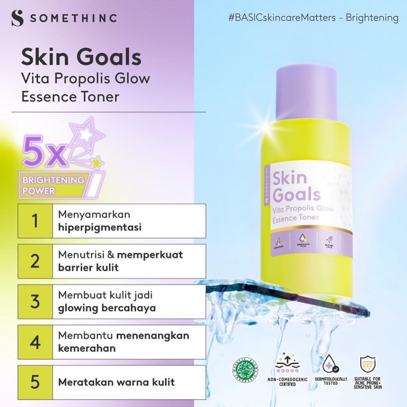 skin goals vita propolis glow essence toner